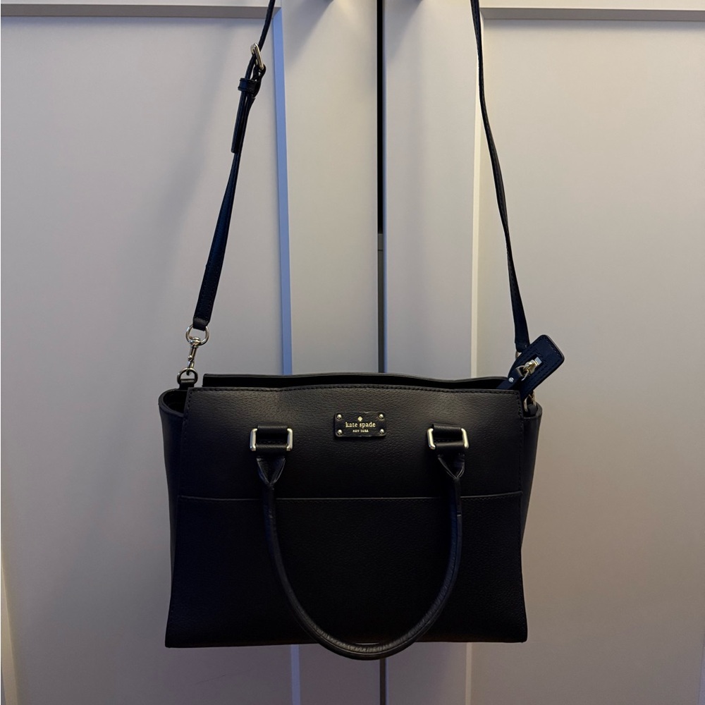 Kate Spade ♠️ Black Leather Bag